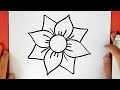 Comment dessiner une fleur