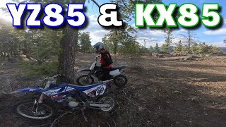 YZ85 & KX85 Trail Riding