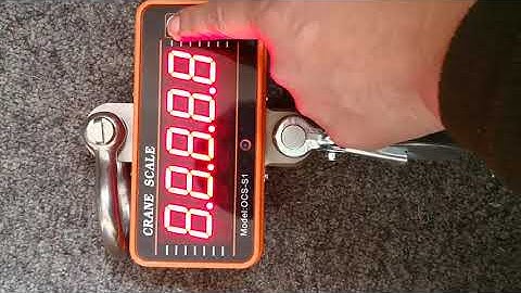 1t crane scale working