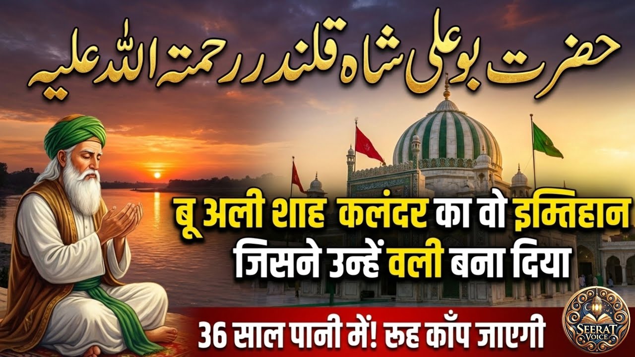 Hazrat Bu Ali Shah Qalandar Ka Wo Imtihaan Jisne Unhein Wali Bana Diya | 36 Saal Ka Dardnak Waqia