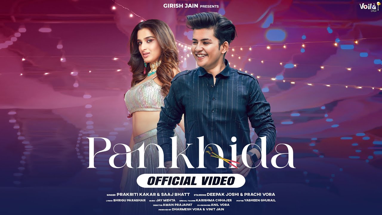 PANKHIDA Official Video  Saaj Bhatt Prakriti Kakar  Deepak Joshi Prachi Vora Jay Mehta  Garba