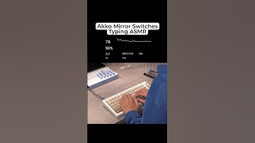 Akko Mirror Switches sound test 1 #shorts #asmr