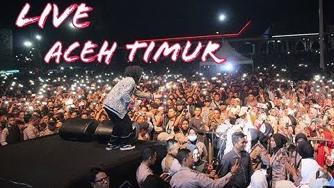 LIVE KONSER NISSA SABYAN DI ACEH TIMUR