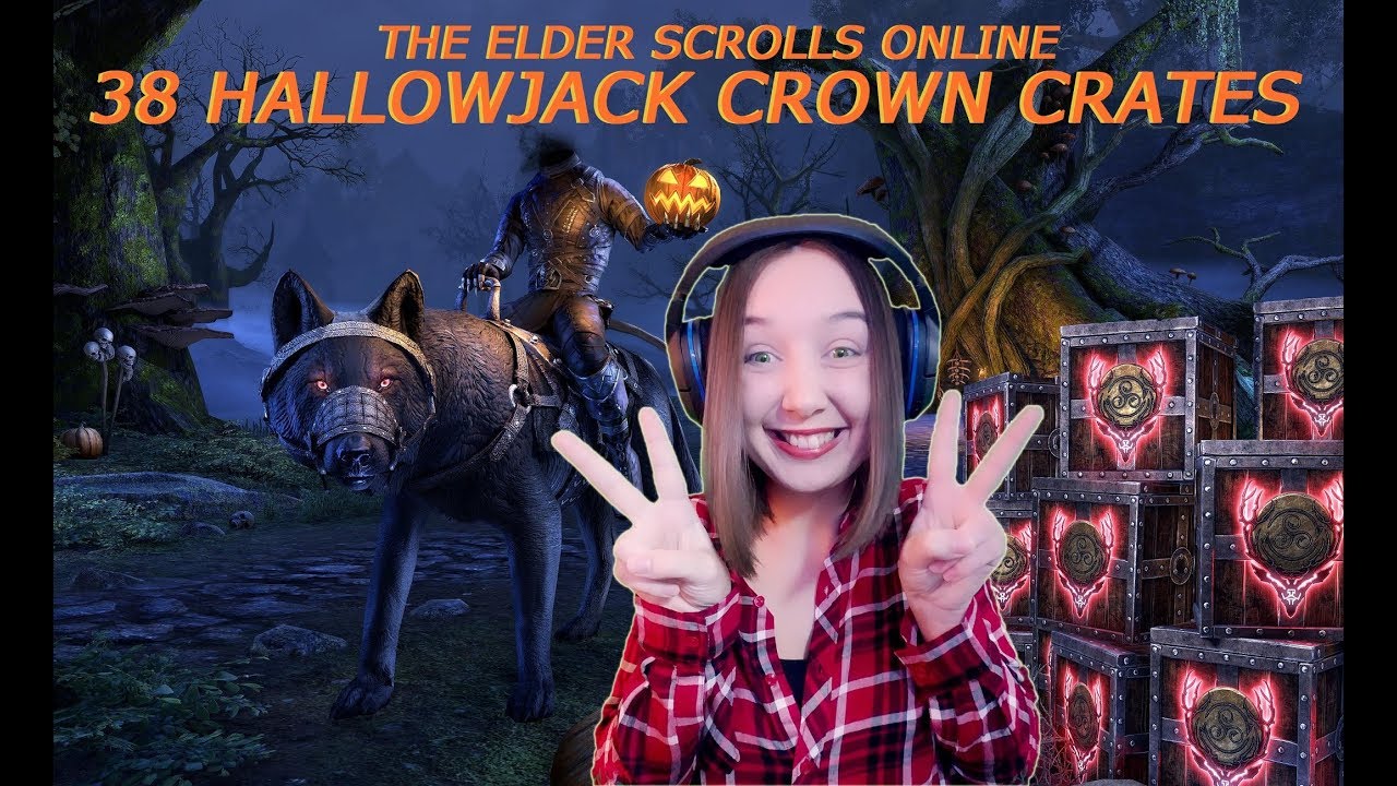 ESO OPENING 38 HALLOWJACK CROWN CRATES playstation 3