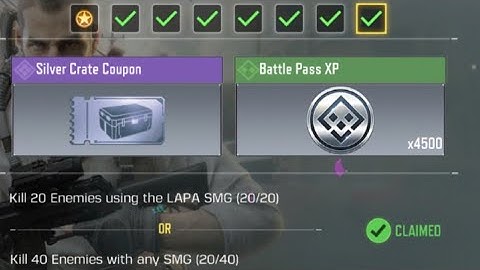 Call Of Duty Mobile Kill 20 Enemies using the LAPA SMG Task Complete