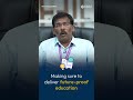 Scalling excellence through technology and infrastructure | SRM FSH, KTR