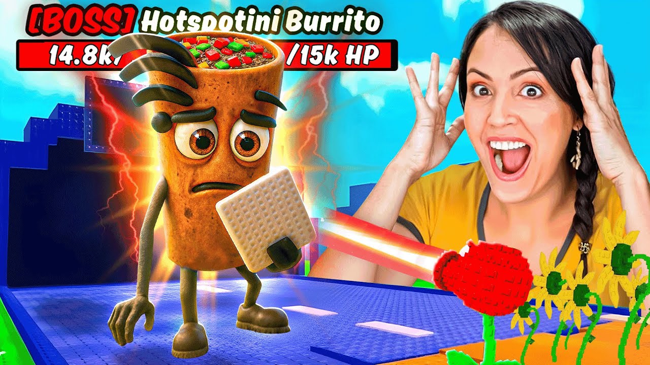 Día 1 y Ya Tengo un Jefe OP en Plantas Vs Brainrot de ROBLOX 😮 Sandra Cires Play