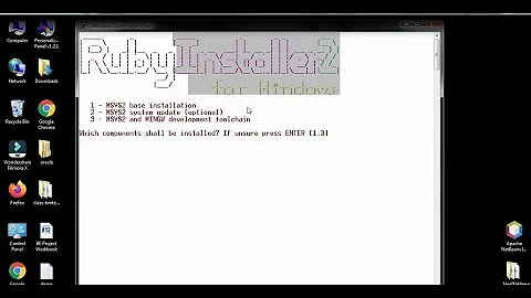 How to Download and Install Ruby in Windows 7/8/10.