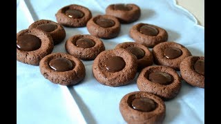 Thumbprint Chocolate Cookies Recipe