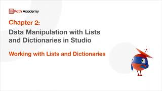 06a. Data Manipulation with Lists and Dictionaries in Studio - Working with Lists and Dictionaries
