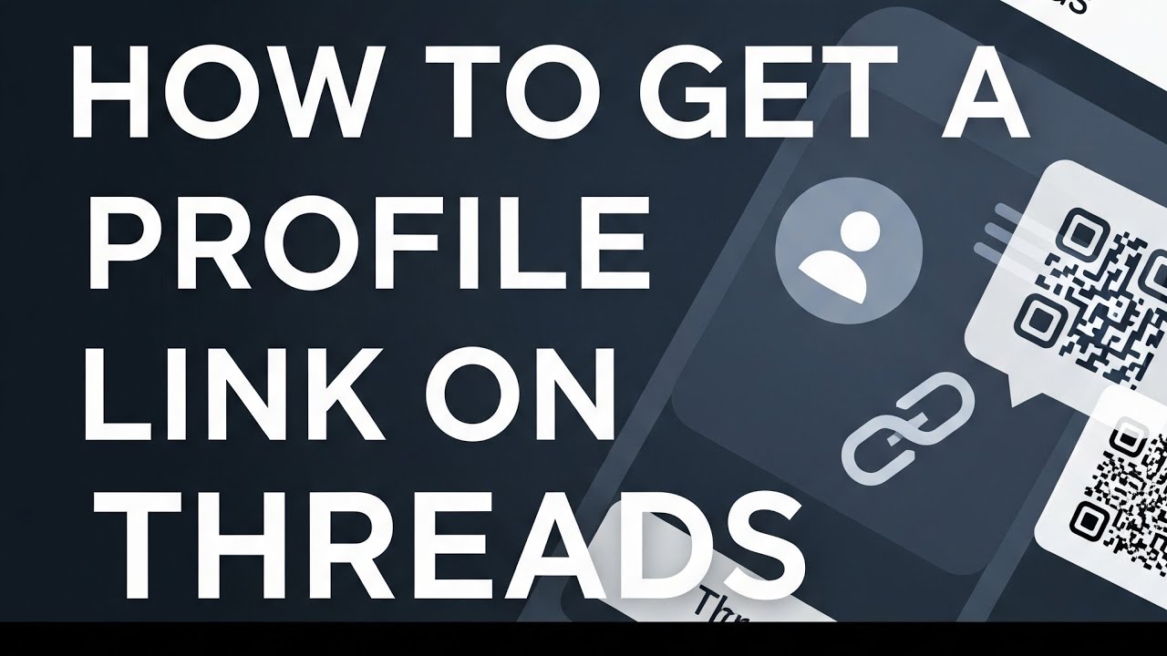 How to get a profile link on Threads