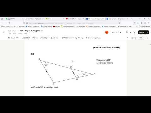 Exam Booklets (Maths)