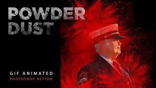 Powder dust photoshop action tutorial