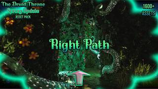The Right Path - Interactive Experience (3d asset pack The Druid Throne: Spring Update showcase)