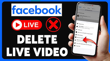 How To Delete Live Video On Facebook 2024 | Remove Facebook App Live Stream Content