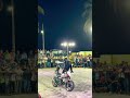 ROYAL ENFIELD GORILLA 450 BIKE STUNT EVENT GYMKHANA IN KANNUR ARABIAN BEACH RESORT SHARPLINE MOTORS