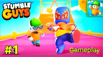 Stumble Guys - Gameplay Walkthrough Part 1 - First Win {iOS, Android}