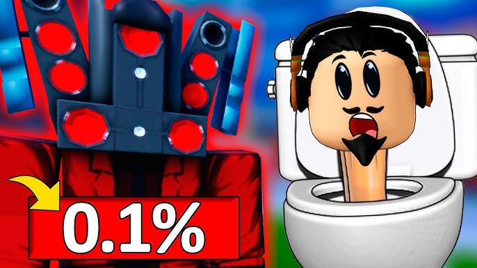 ROBLOX, O ATAQUE DOS SKIBIDI TOILETS NO ROBLOX, Bathroom Attack, CAMERAMAN  VS SKIBIDI TOILET GAME 