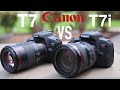 Canon T7 (1500D) vs Canon T7i (800D) Hands On Review