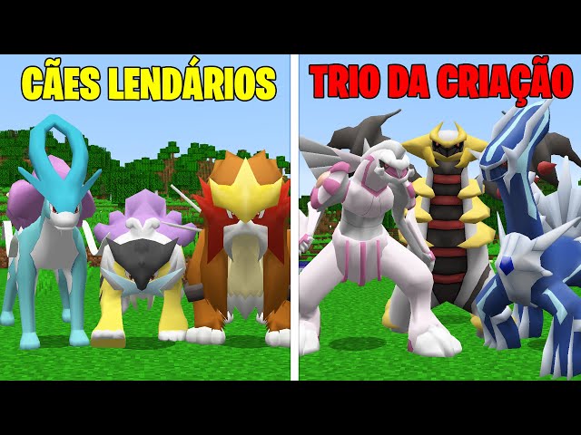 ROLETA de LENDARIOS ESCOLHE NOSSO TIME NO MINECRAFT POKEMON! 