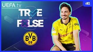 Dortmund's HUMMELS play TRUE OR FALSE | #UCL FINAL