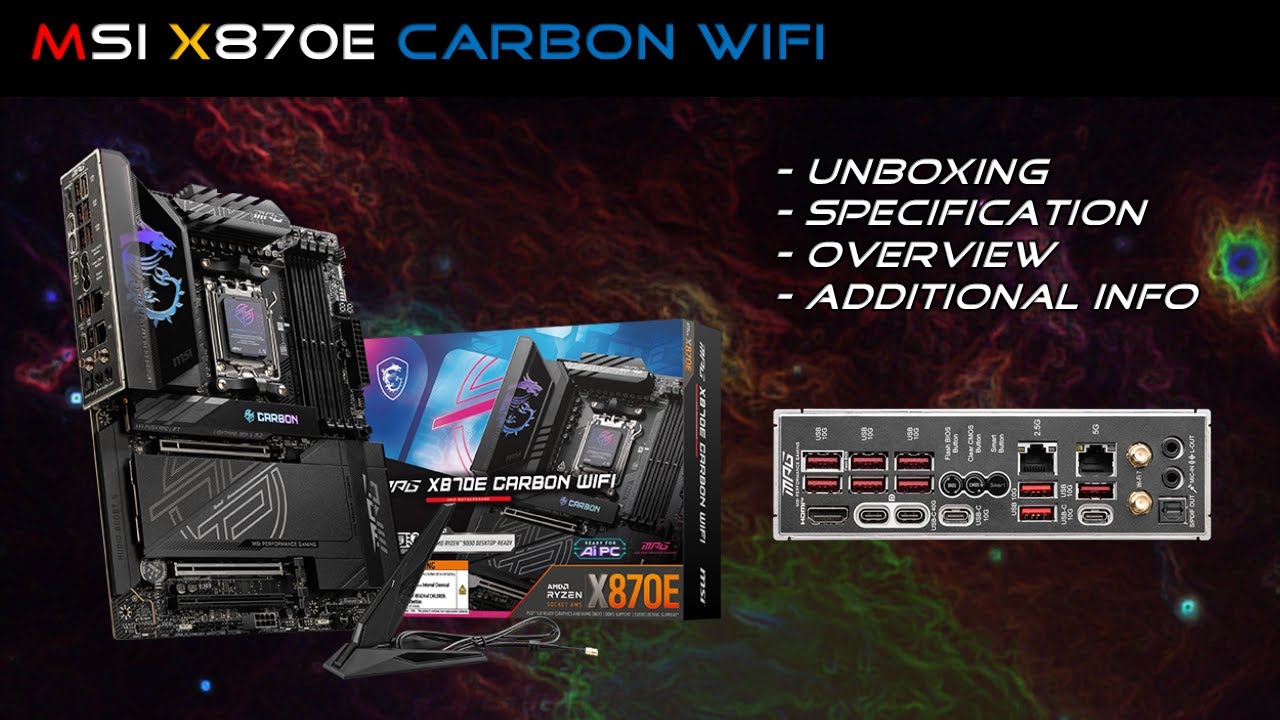 MSI X870E Carbon WiFI