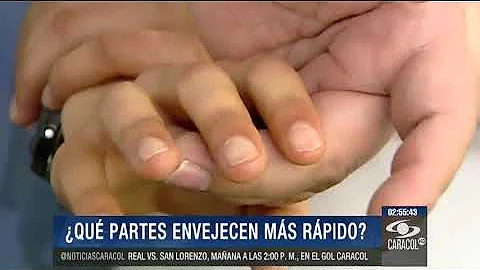 ¿Qué parte de la piel envejece más rápido?