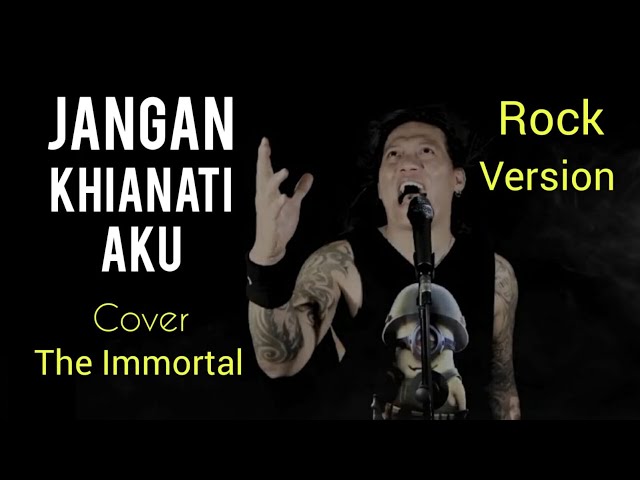 Jangan Khianati Aku - Azlan u0026 The Typewriter ( COVER ) By the immortal Versi Rock class=