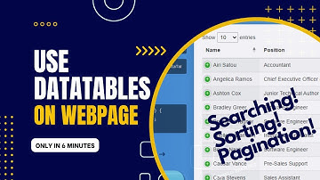 Get Started with Datatables: A Step-by-Step Guide for Your Web Development Projects