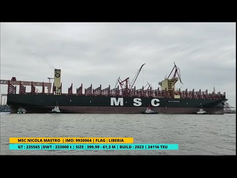MSC Nicola Mastro | new build container ship capacity 24116 TEU