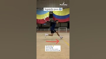 Gesto de remate para principiantes en #volleyball