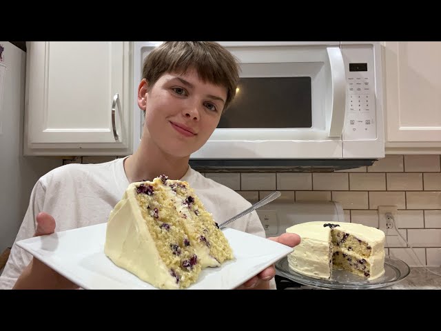 ASMR Baking a Cake With Berries I Foraged (for 10,000 subscribers) | soft spoken
