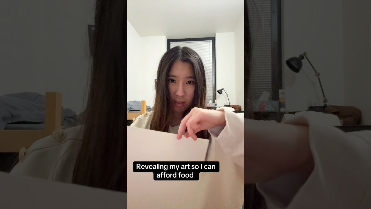 Revealing my art so I can afford food 