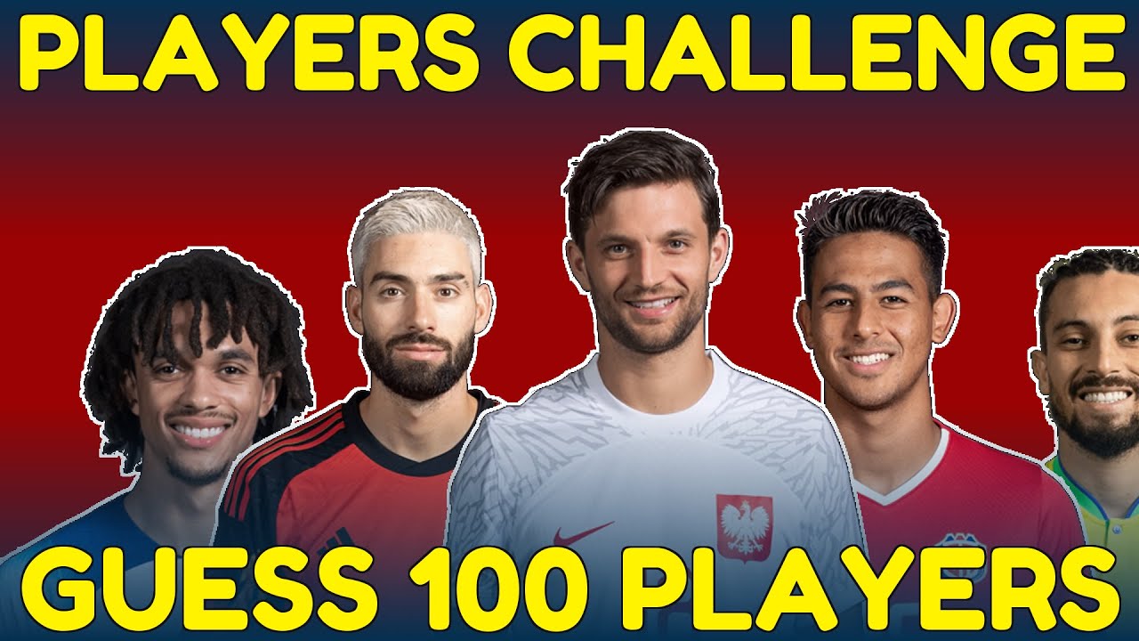 Guess FOOTBALL PLAYERS in 3 Seconds 100 FOOTBALL PLAYERS Ultimate