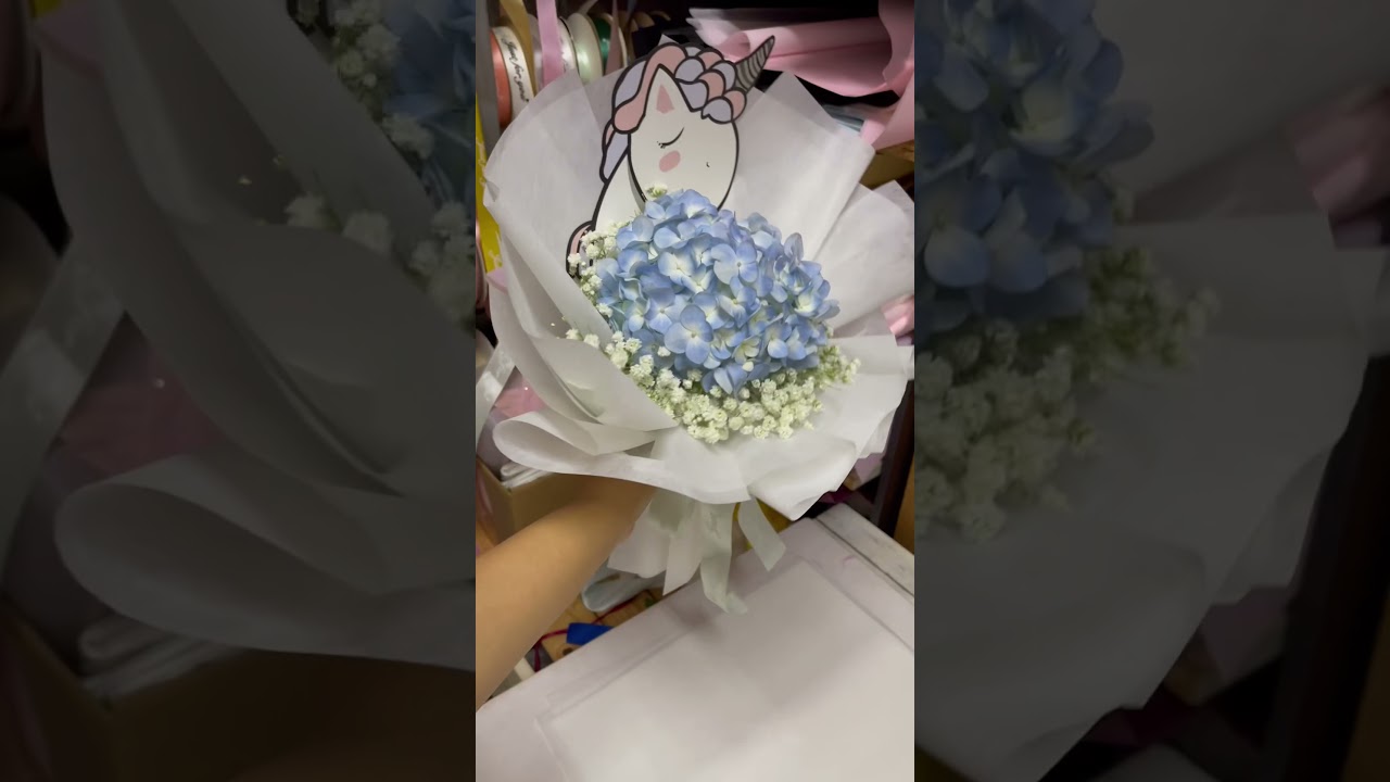 Hydrangea Unicorn Flower Bouquet | Huamama Singapore