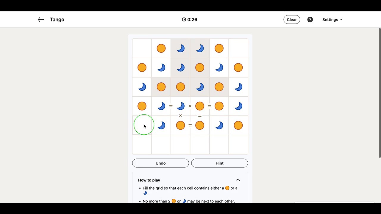 LinkedIn Tango Answer Today - Puzzle #499 | 18 February 2026