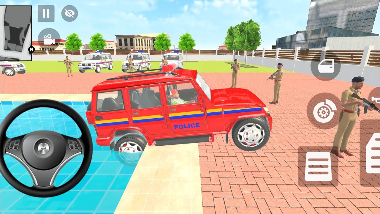 Modified Police Car 🚨 Gangster Life in Indian Streets | Open WorldGame game for android | Indian GTA