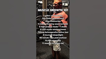 How To Gain Muscle 101! Follow @lars.langen for DAILY tips how to accelerate your muscle journey