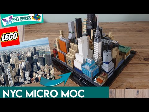 Bonde tavle spole Lego NYC micro city MOC - YouTube