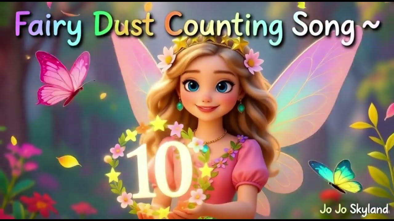 Fairy Dust Counting Song 🧚✨ | Numbers in Fairy Land | Fun Kids Song