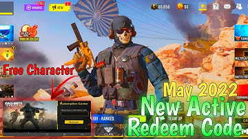 May 2022 New Redeem Code| Redemption Code COD Mobile | CODM Codes
