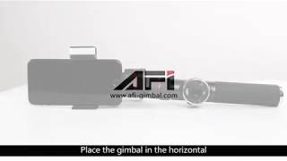 AFI V5 Smartphone Gimbal Calibration Mode