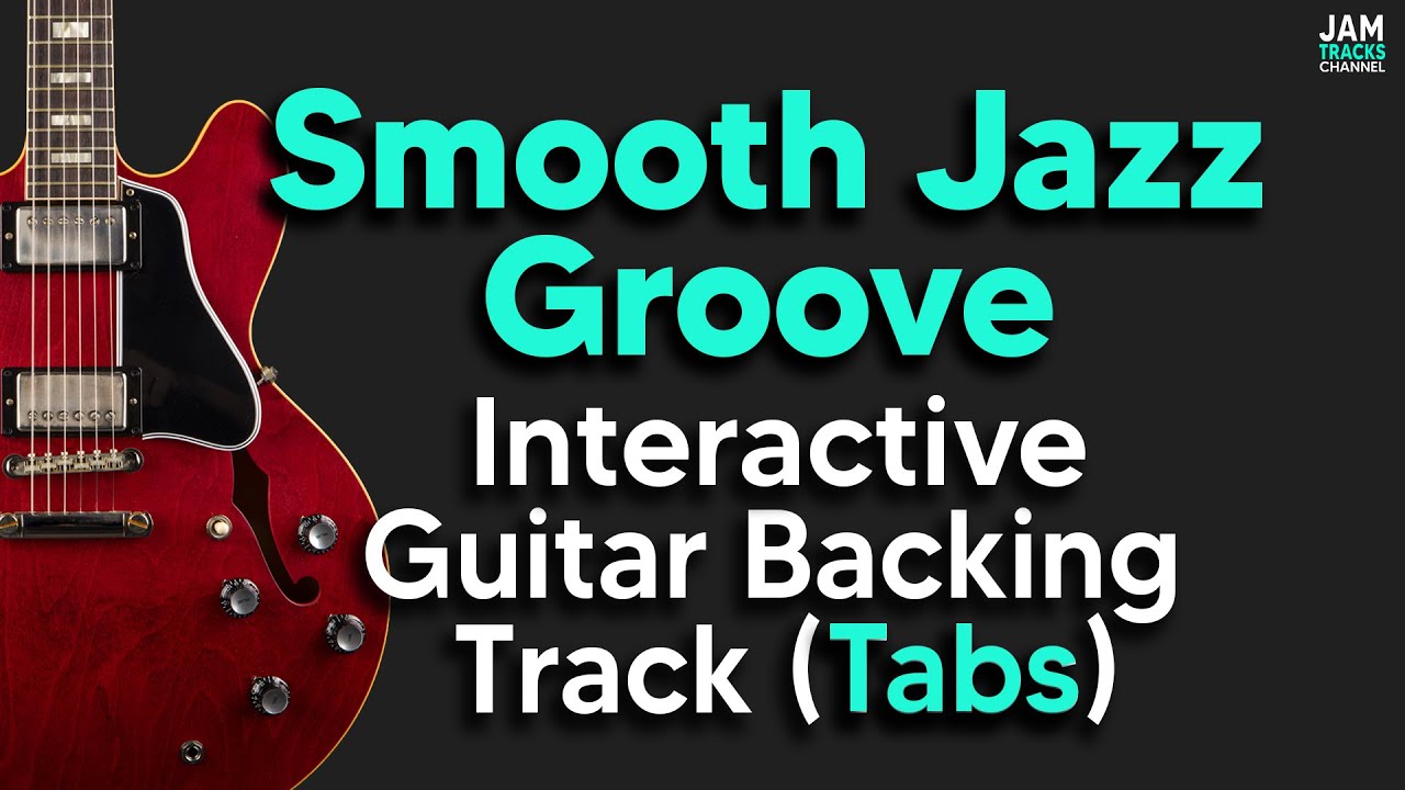 Smooth Jazz Guitar Backing Track in Dm (94 BPM) | Jam With Me #1