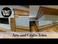 Making Mission or Arts and Crafts Style Trim Window, Door, Baseboard and Crown Molding