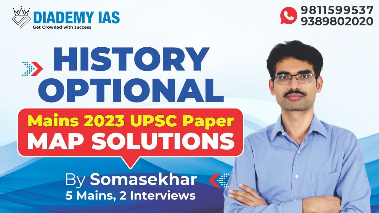 UPSC History Optional | Mains 2023 UPSC Paper | Map Solutions For 2023 ...
