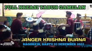 OPENING TABUH GENDING || Janger KRISHNA BUANA (REJOAGUNG) || Live BAGOREJO-SRONO