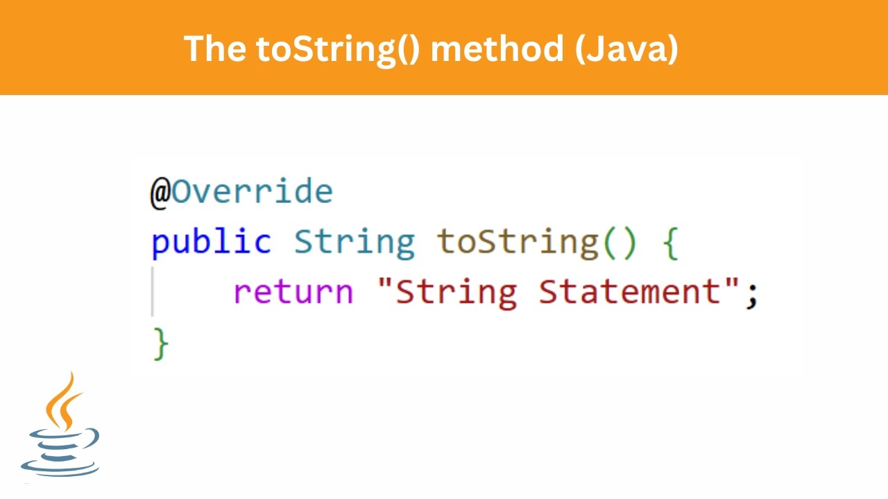 The toString() method | Java - YouTube
