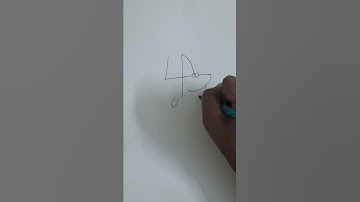 How to draw a shark using number 4 #shorts #easydrawingsstepbystep