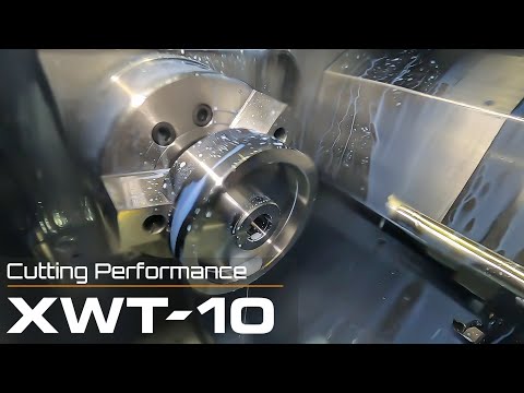 【TAKAMAZ XWT-10】デモ加工 / 2スピンドル2タレットCNC旋盤