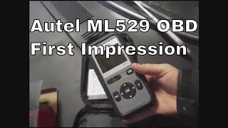 Autel ML529 OBD Tool First Impression
